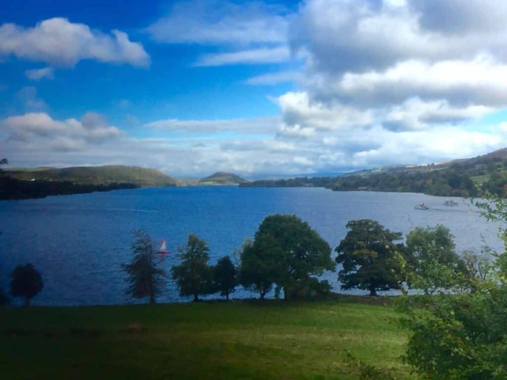 Howtown looking at Lake Ullswater from our Holiday Cottage near The Lake District