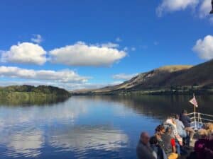 The Steamerboats at Lake Ullswater in The Lake District